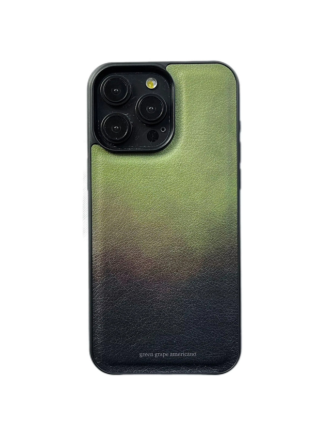 Hochwertige Kunstleder Schutzhülle in Grün-Schwarz für iPhone 11 bis iPhone 17 Pro Max - Bild 4