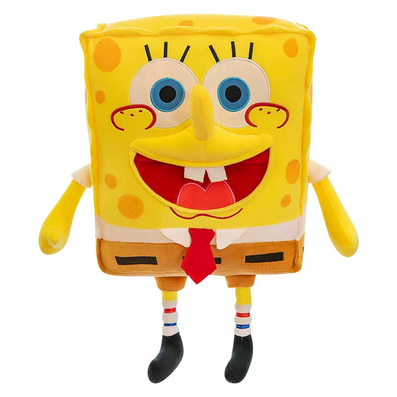 SpongeBob Schwammkopf Plüschtier Kissen, Stoffpuppe, Gelb - Bild 2