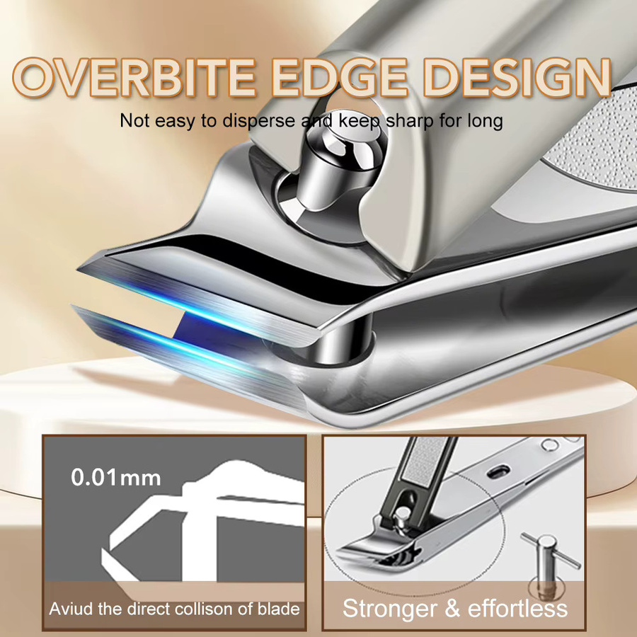 Andvictory Nagelknipser, Schräg, Edelstahl, Unisex, für Füße - Bild 2