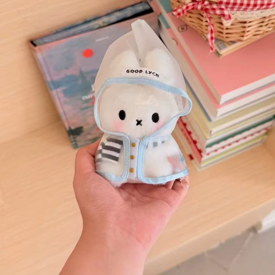 Miffy Regenmantel Kleiner Hase, Schlüsselanhänger, Plüschpuppe - Bild 2