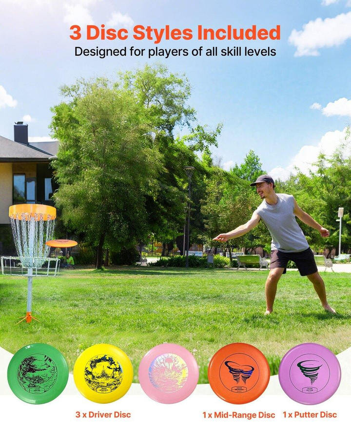 Buying Solutions, MB Disc Golf Set, 5-teiliges Set, Bunt / Mehrfarbig - Bild 3