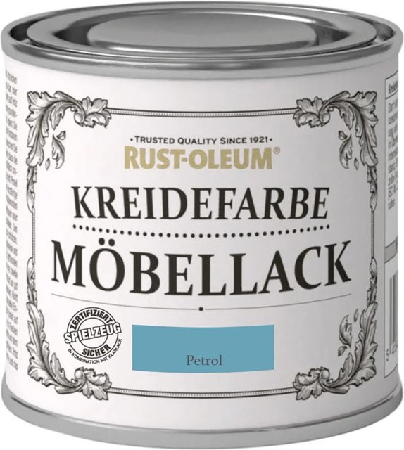 Rust-Oleum Kreidefarbe Möbellack Petrol Matt 125 ml - Bild 1