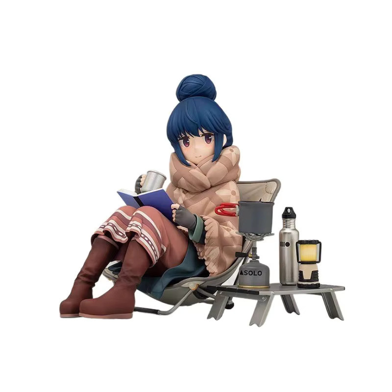Bandai Yuru Camp Rin Shima, Anime-Figur, Einzelfigur, Kunststoff, Bunt / Mehrfarbig - Bild 2