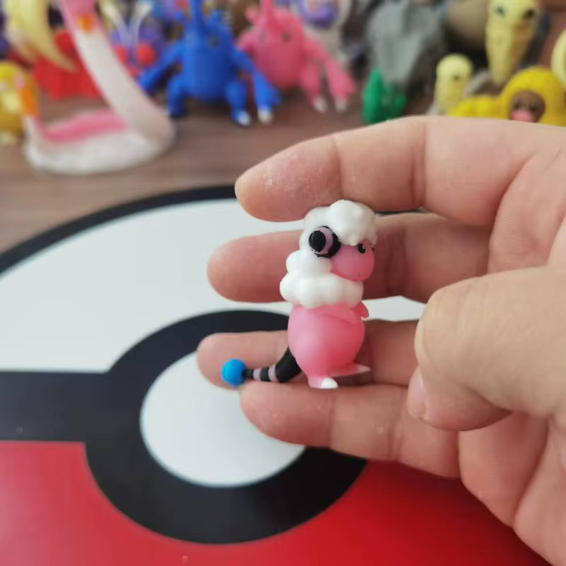 Bandai Pokémon Mareep Flaaffy Ampharos Figur, 1:20, Desktop Modell - Bild 2