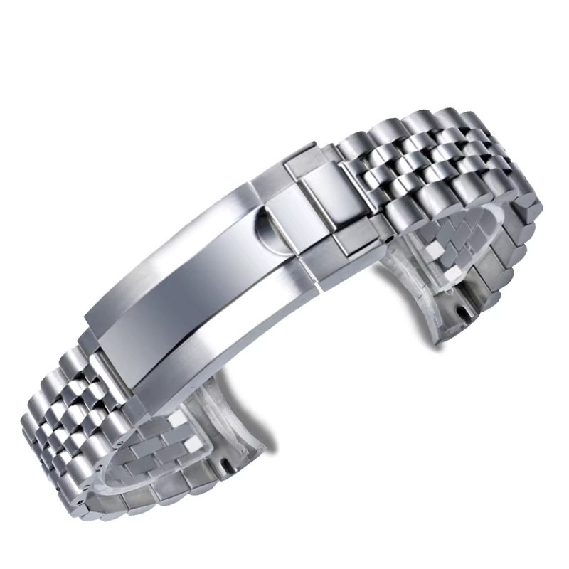 Uhrenarmband Edelstahl, Jubilee, 21 mm, 20 mm, Herren, Silber - Bild 5