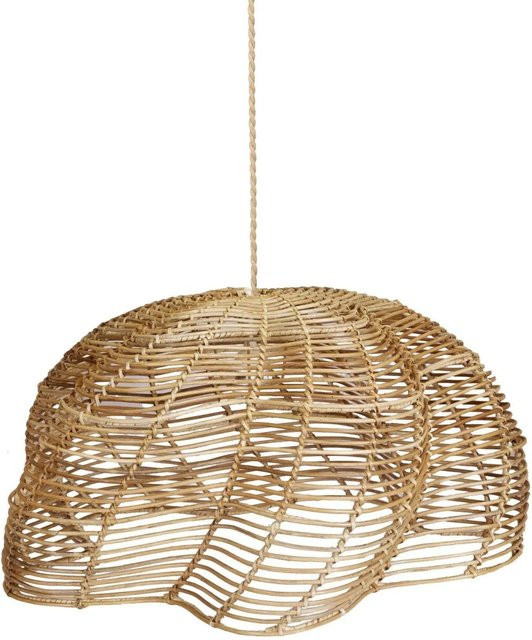 PR Home Mayla Pendelleuchte aus Naturrattan in Beige und Braun mit E27 Fassung - Bild 1