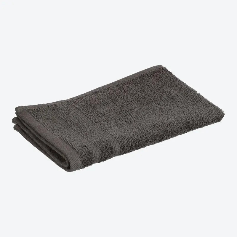 NKD Frottee-Gästetuch CLASSIC aus 100% Baumwolle, Grau, B/H: 30 x 50 cm - Bild 2