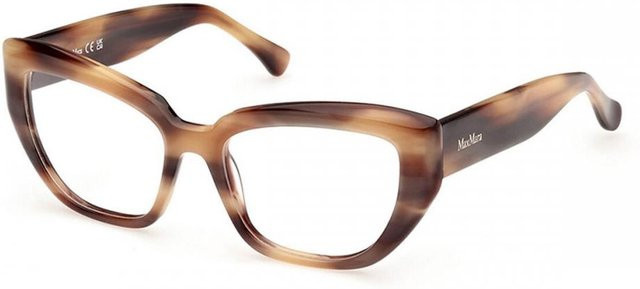 Max Mara MM5135 Korrektionsbrille, Vollrand, Square, Horn, Brown, Damen - Bild 1