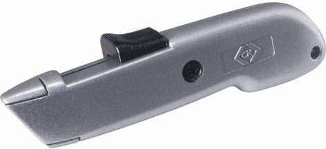 C.K T0969 Sicherheitsmesser mit Einziehklinge in Grau aus Aluminium und Kunststoff - Bild 1
