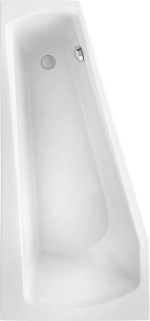OTTOFOND Badewanne Bahia asymmetrisch in Weiss, B/T/H: 75 x 42 x 160 cm - Bild 1