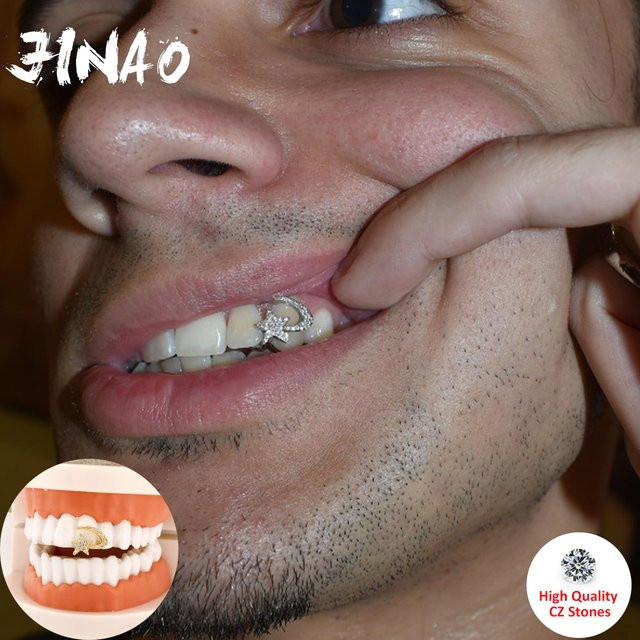 JINAO Grillz, Zirkonia, Unisex - Bild 1