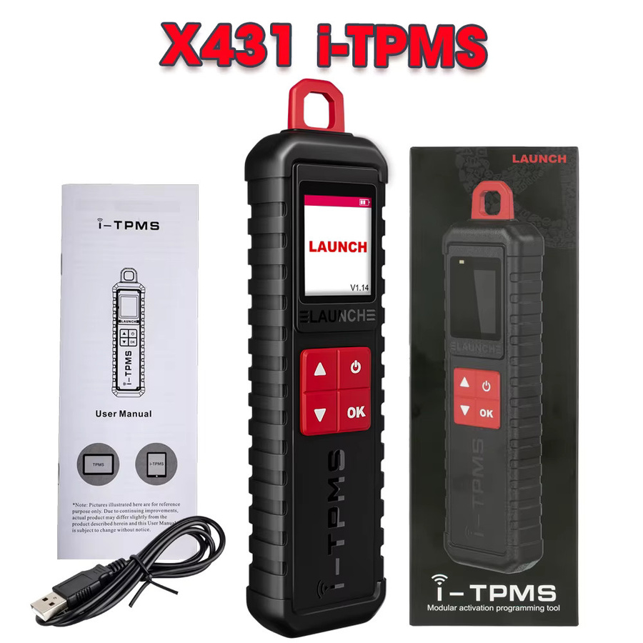 LAUNCH X431 i-TPMS Reifendruck-Diagnosegerät mit aktiver Programmierungsfunktion, 315/433 MHz RF-Sensor, Schwarz - Bild 9