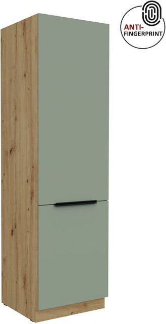 Küchen Hochschrank ARIA Aquamarin matt mit Anti Fingerprint Effekt, Breite: 60 cm - Bild 1