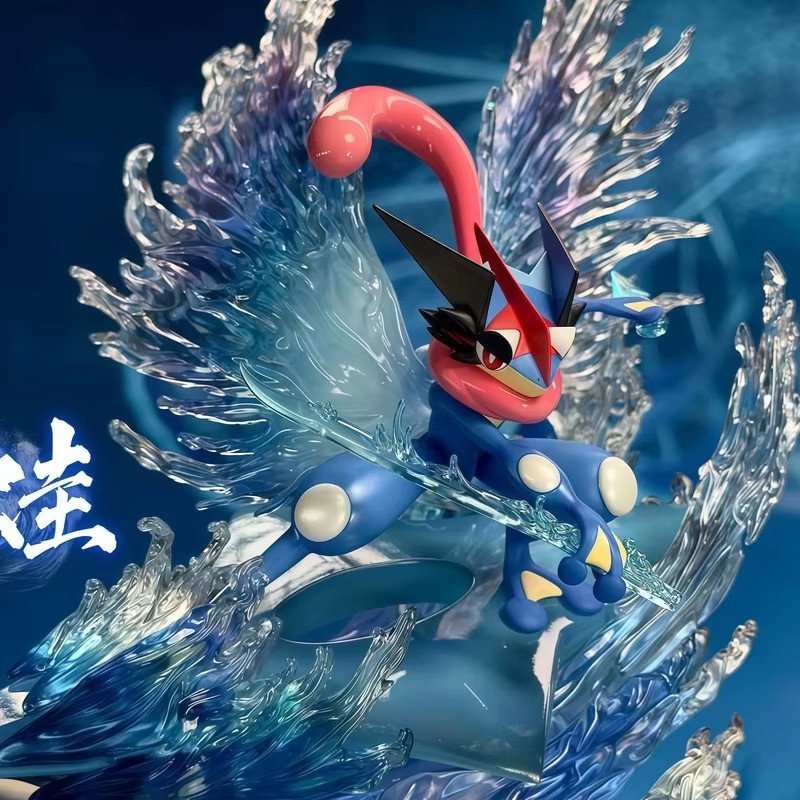 Bkm Pokémon Greninja, Puppe, Modell Statue, Kunststoff - Bild 3
