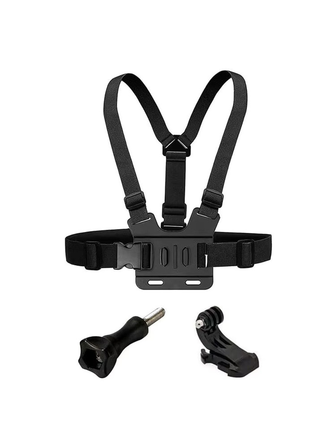 Verstellbare Brusthalterung GoPro Action Camera Brustgurt in Schwarz - Bild 5