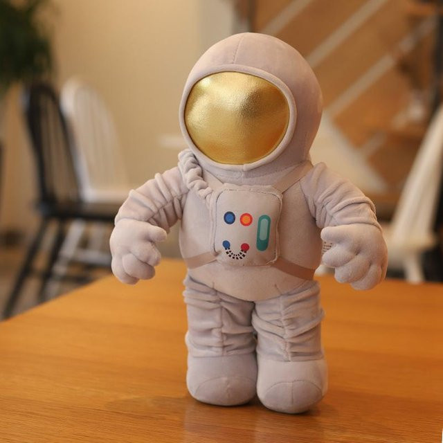 Kidsly Plüsch-Astronaut und Raumschiff-Spielzeug, Weltraum, ab 14 Jahre - Bild 1