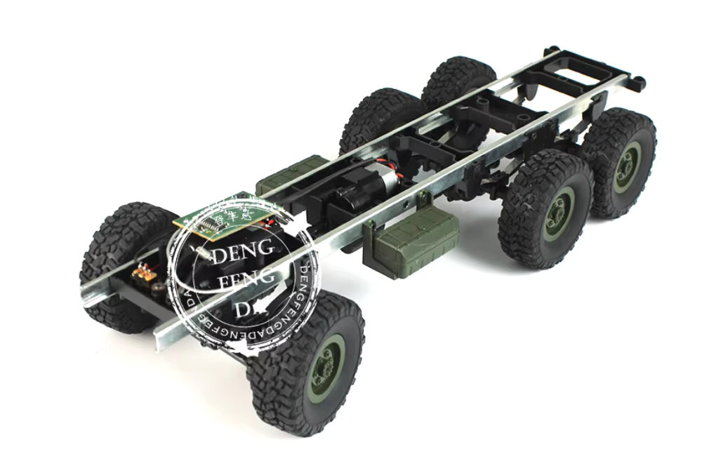 JJRC RC Militär-Truck, DIY Auto-Rahmen, Zubehör, Kunststoff, Schwarz - Bild 3