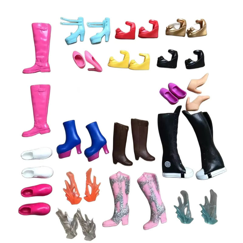 ROUND YUAN Puppen-Schuhe Stiefel Sandalen Bunt Puppenzubehör 6-12J - Bild 2