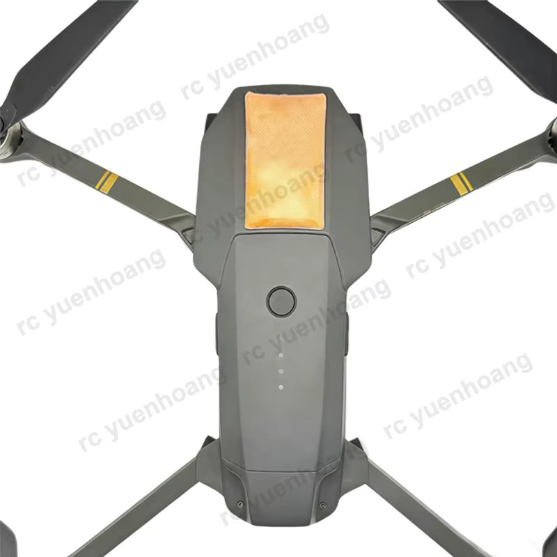 DJI Air und Mavic RC Drohnen Rettungsausrüstung: Aufblasbarer Airbag Schutz Aufkleber in Orange - Bild 4
