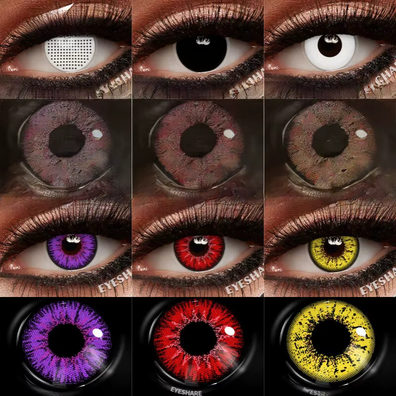 EYESHARE BELLA-RED farbige Kontaktlinsen, 2 Stück - Bild 2