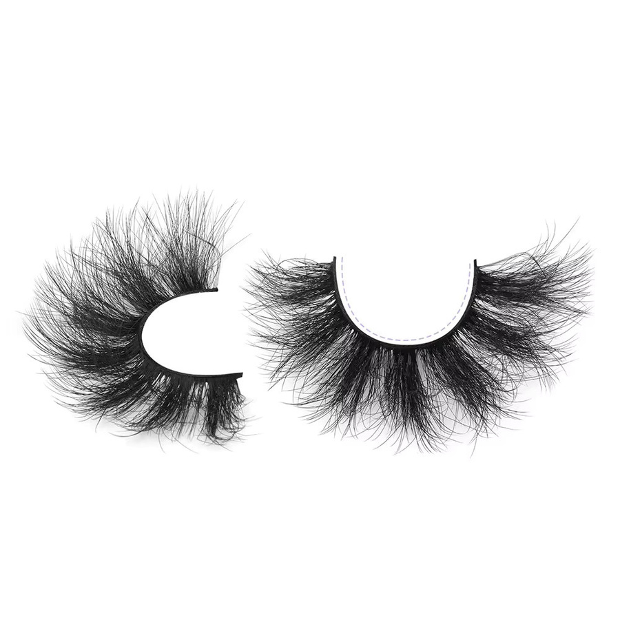 JIEFUXIN Künstliche Wimpern, 7 Paar, Wispy Cat-Eye-Look, Unisex - Bild 4