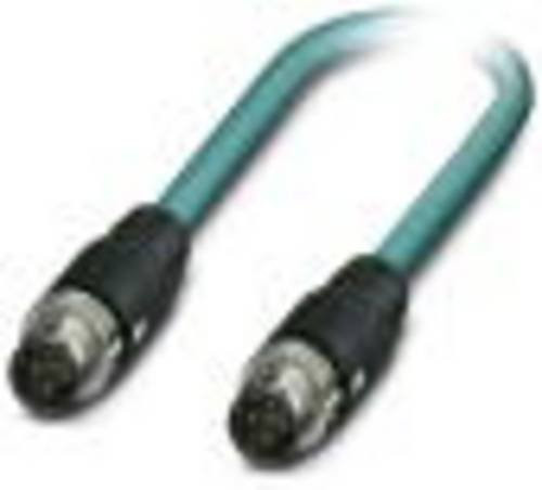 Phoenix Contact 1407378 Sensor-Aktor-Anschlussleitung Cat5e Ethernet LAN in Blau und Grün, Länge: 5,00 m, 4 Polzahl - Bild 1