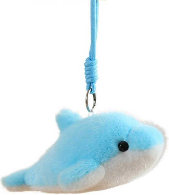 Binchi Fitness Schlüsselanhänger Delfin, Plüsch, Blue, Unisex - Bild 1