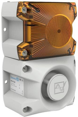 Pfannenberg Optisch-akustischer Signalgeber LED PA L in Orange und Grau, 230 V/AC - Bild 1