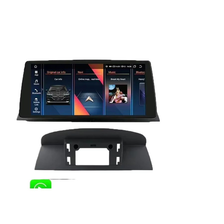 Hizpo Android Autoradio für BMW 5er E60 E61 CCC CIC mit 10,25 Zoll Display, DSP, GPS, 4G, Bluetooth und CarPlay in Schwarz - Bild 4