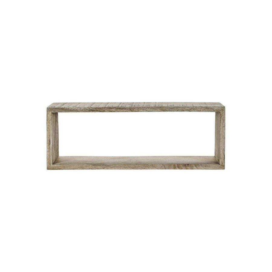 House Doctor Wandregal Sate aus Mangoholz in Natur Braun Beige Breite: 60 cm - Bild 1
