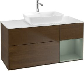 V&B Waschtischunterschrank Finion in Weiß lackiert, Breite: 120 cm, Tiefe: 50,1 cm, Höhe: 50,1 cm - Bild 1