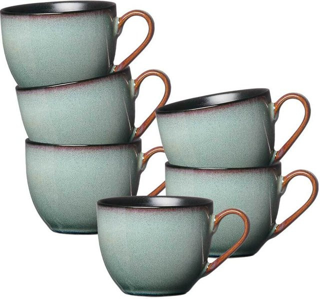 Ritzenhoff & Breker Espressotassen Bali 6er Set aus Keramik in Blau und Grün mit 90 ml - Bild 1