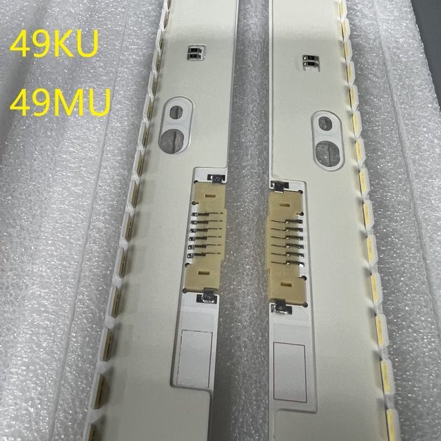 LED-Streifen für Samsung TV Modelle UE49MU6405U UE49KU6510U UE49KU6405U UE49KU6449 UE49MU6479 UE49MU6675U UE49KU6400U UE49KU6450 UE49KU6452 in Weiß (SMD) - Bild 1