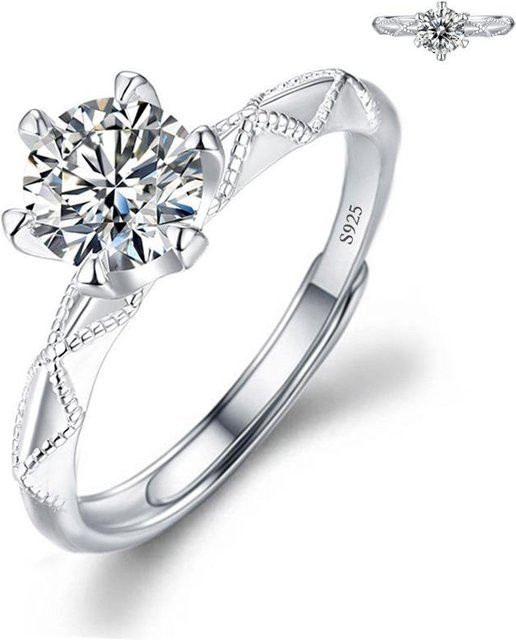 Ring Set 925 Silber, Zirkonia, Damen - Bild 1