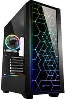 Sharkoon RGB LIT 100 Midi-Tower PC-Gehäuse Schwarz - Bild 1