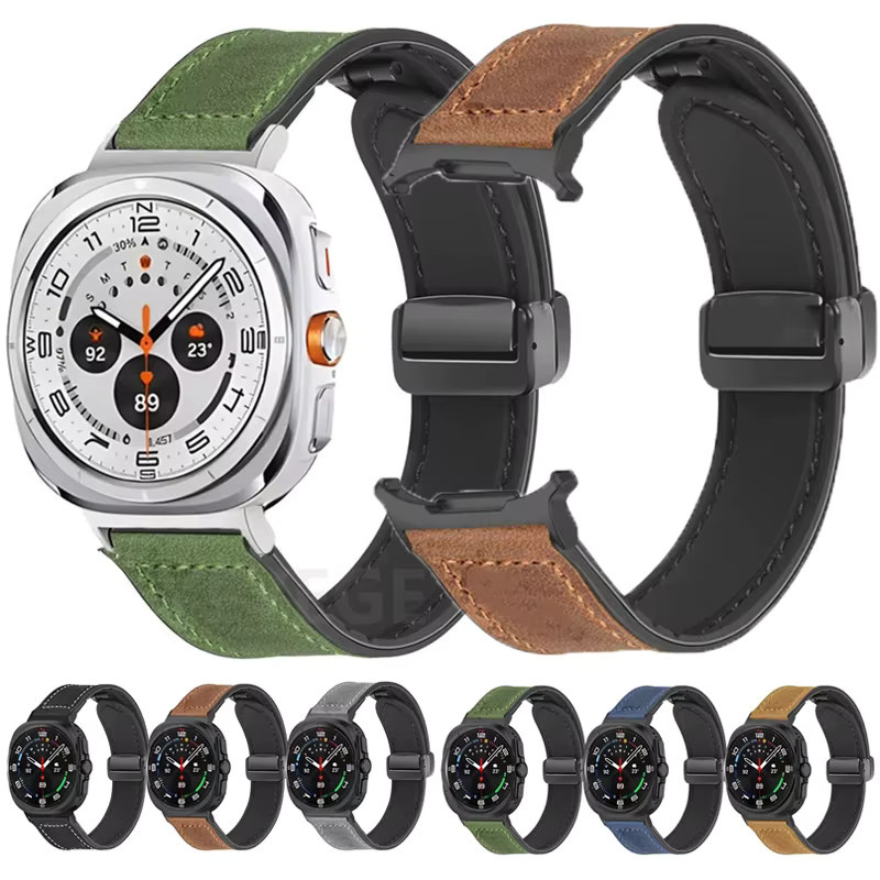 Uhrenarmband Silikon, Magnetisches Faltschließen, Samsung Galaxy Watch Ultra 47mm, Unisex - Bild 1