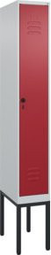C+P Spind Classic PLUS Garderobenschrank mit 1 Abteil und Sicherheits-Drehriegel, H x B x T: 212 x 30 x 50 cm - Bild 1