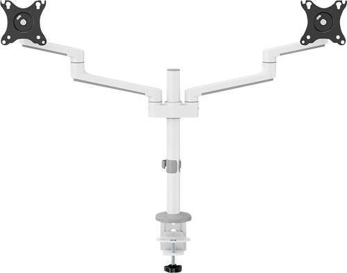 Neomounts Monitor-Tischhalterung DS60-425WH2 für 2 Displays, 43,2 cm bis 68,6 cm, Weiß, höhenverstellbar, neigbar und schwenkbar - Bild 1