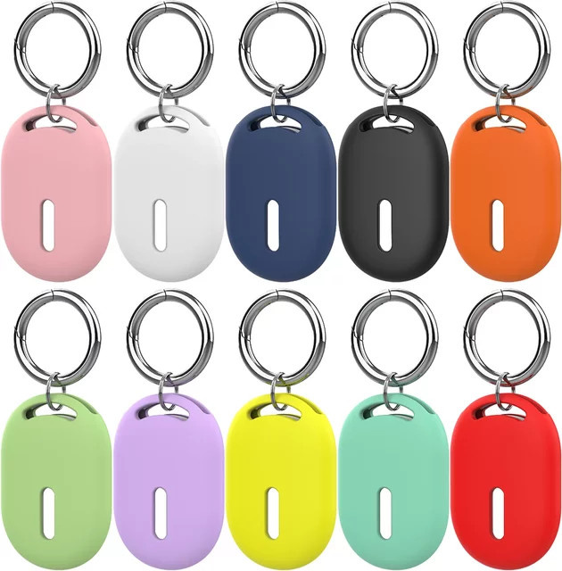 Xiaomi Silikon-Schutzhülle mit Metall-Schlüsselring für Xiaomi Tag Anti-Lost Tracker - Bild 1