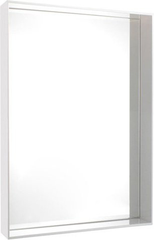 Kartell Only Me Wandspiegel in Schwarz und Weiß mit Glas und Kunststoff - Bild 1