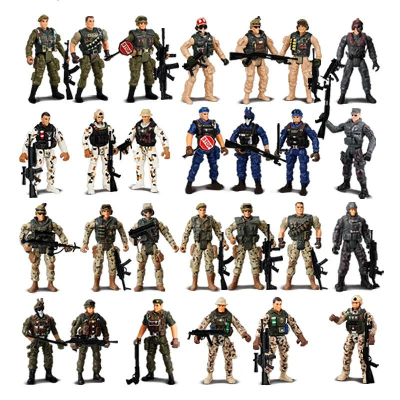 Yiran toy 1 Soldaten-Set Militär Action Figur Fallschirm Spielzeug - Bild 2