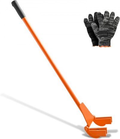 VEVOR Palettenbrecher Paletten-Buster in Orange aus Stahl mit 907 kg Tragkraft und 112 cm Länge zum Aufhebeln von Bodenbelägen, Rahmen, Dächern und Gipskartonplatten - Bild 1