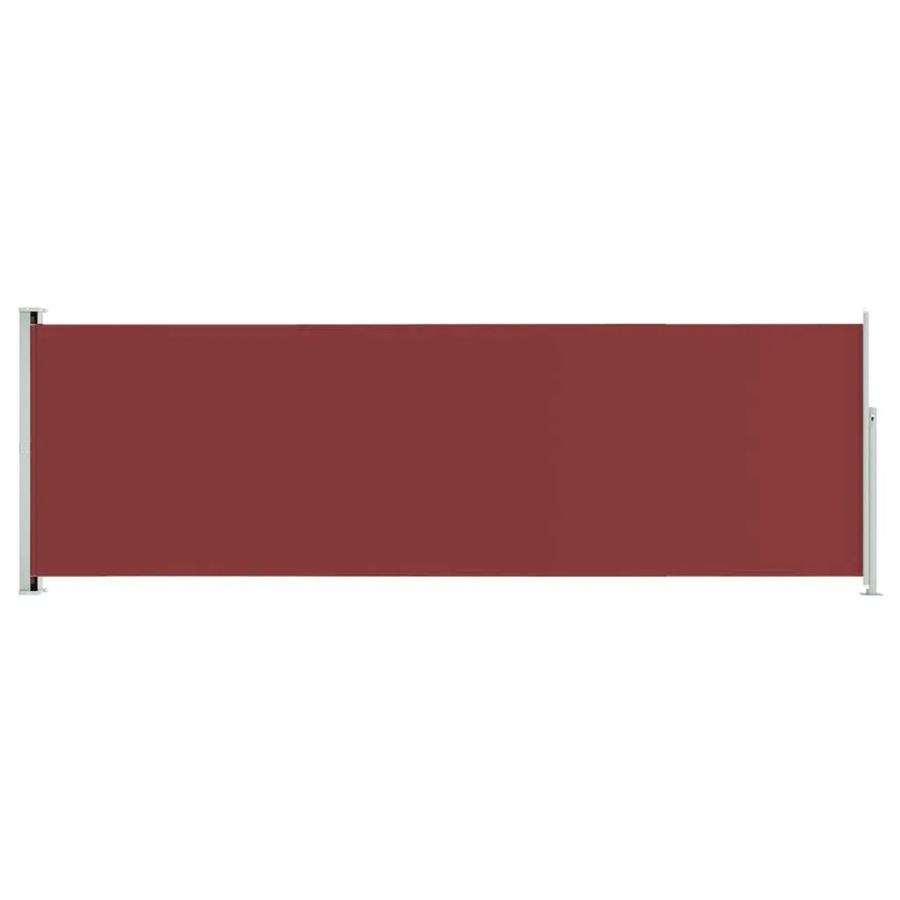 Furnicato Seitenmarke ausziehbar in Rot mit Polyester und Stahl, B/H: 600 x 200 cm - Bild 2