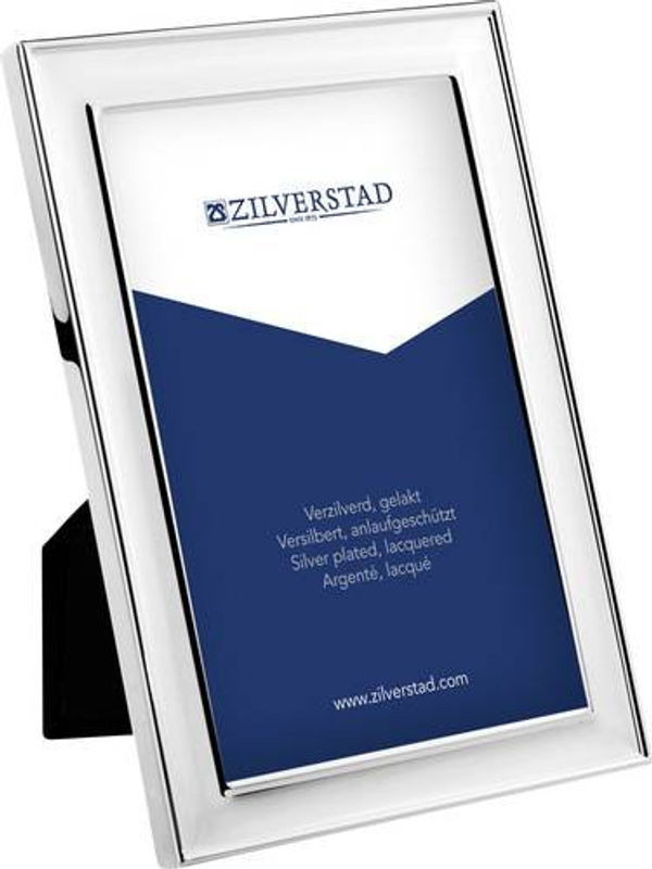 Zilverstad Baby-Wechselrahmen aus Metall in Silber, B/H: 13 x 18 cm - Bild 1