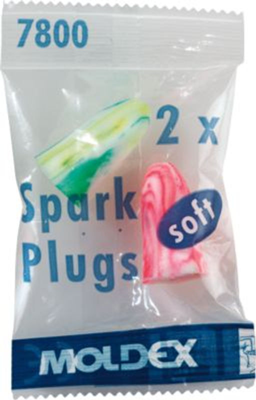Moldex Gehörschutzstöpsel Spark Plugs 7800 Mehrfarbig VE 200 Paar - Bild 2