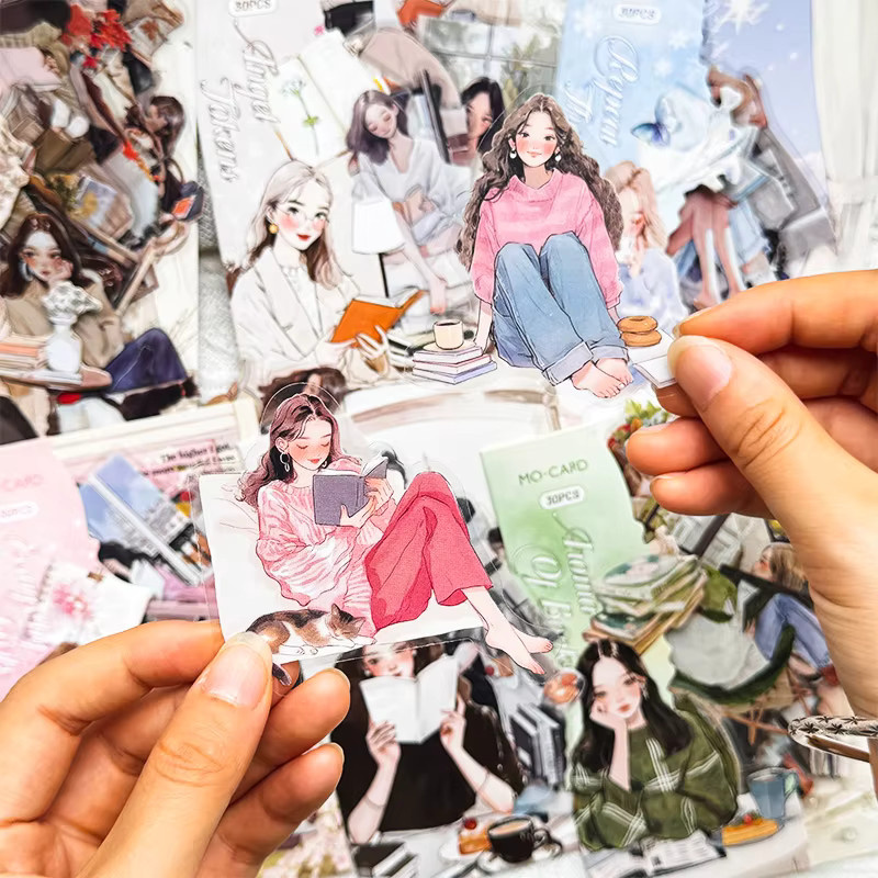 90 Stück Elegante Lesezeichen Aufkleber von mr.paper in Multicolour für DIY Scrapbook und Fotoalben - Bild 3