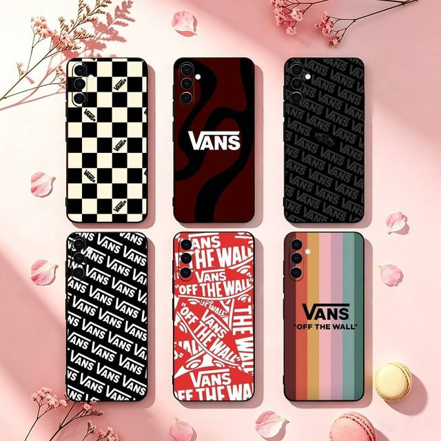 V-vans LOOG Classic Handyhülle aus schwarzem Silikon für Samsung Galaxy A73, A72, A71, A70, A53, A52, A51 - Bild 1