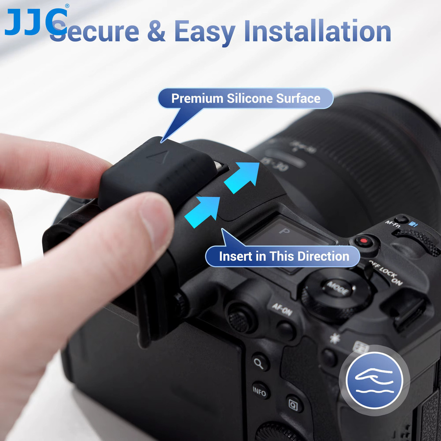 JJC Kamera Blitzschuh Abdeckung in Schwarz für Canon ER-SC3 - Bild 4