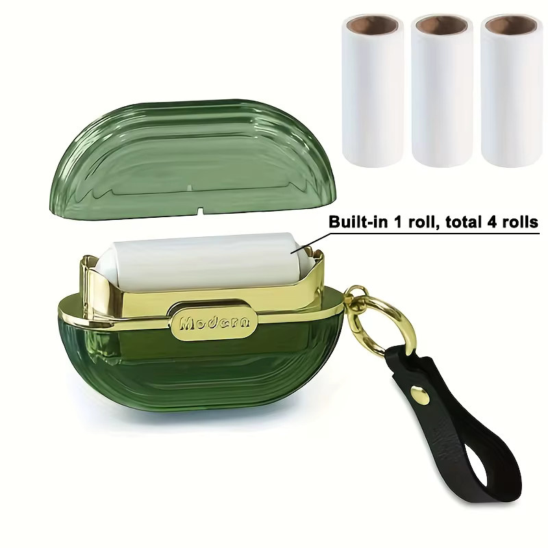 Untior Doppelseitiger Lint Roller in Grün für Kleidung und Tierhaare aus Kunststoff - Bild 5