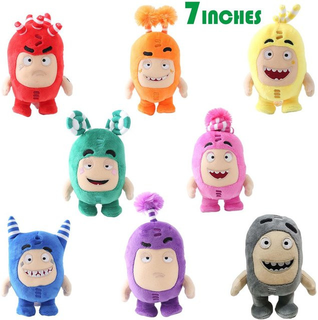 Wucifang Bags Oddbods Plüschtiere, 8-teiliges Set, 18cm, ab 14 Jahren - Bild 1